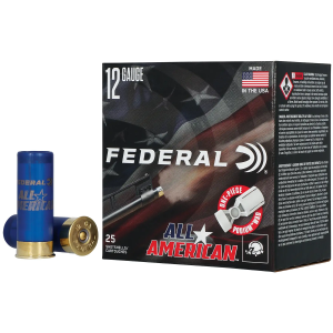 Federal FAA12HC75 All-American  12Gauge 2.75 1 1/8oz 7.5Shot 25 Per Box/10 Case