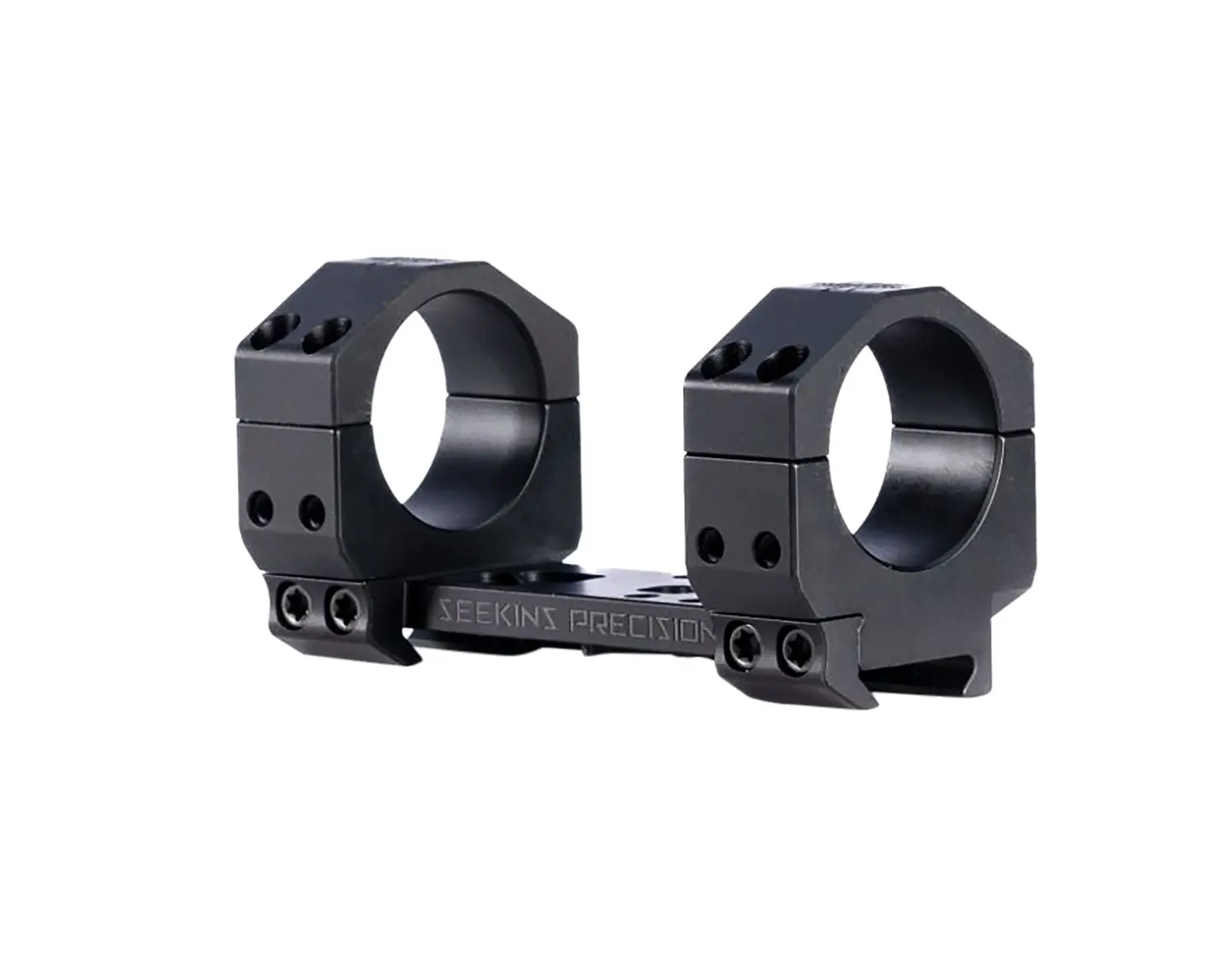 Seekins Precision 0010650112-F Precision Mount Black 7075 Aluminum 30mm Tube