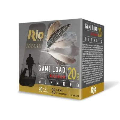 Rio Game Blended HV Lead Load Shotshells 20ga 3" 1-1/4oz 1300 fps #7.59 25/ct
