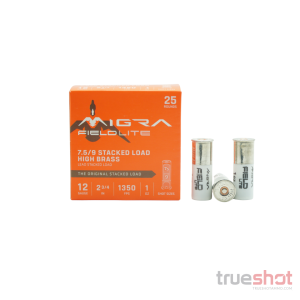 Migra Ammunition - Staxd - Field Lite - 12 Gauge - #7.5-9 Shot - 2-3/4" - 1 oz. - 1350 FPS - 250