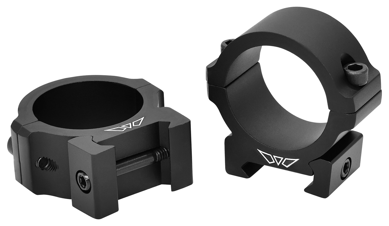 Warne Vapor Horizontal 30mm Scope Rings, Matte Black - V613M