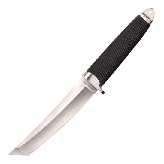 Cold Steel San Mai Master 6" Fixed Blade Knife w/ Sheath, Black - CS-35AB