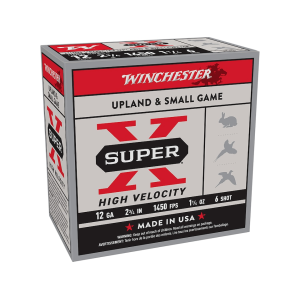 Winchester Super X High Velocity 12 Gauge Ammo 2-3/4" #6 Lead Shot 1-1/4 oz Box of 25
