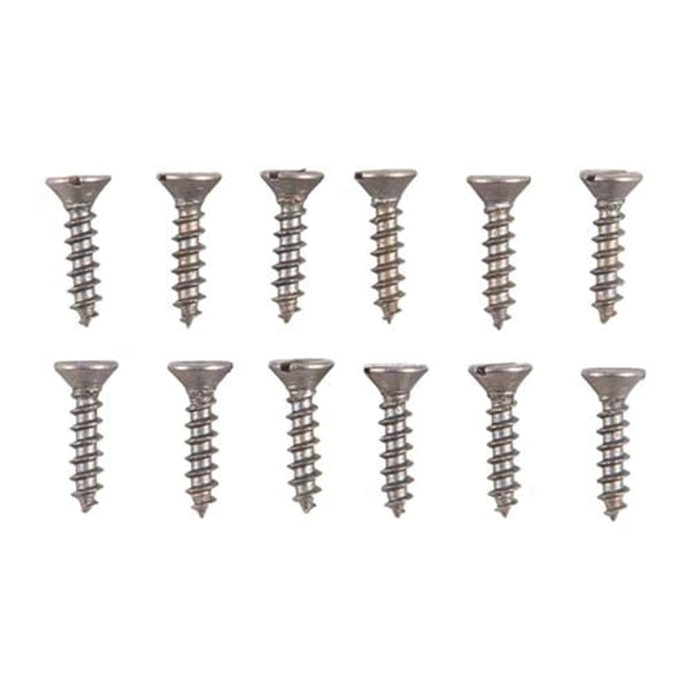 Brownells #2 x 0.38" Flat Head Wood Screw, Pack of 12