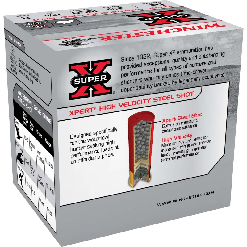Winchester Xpert Steel 12 Gauge Ammo 3.5" #2 Shot