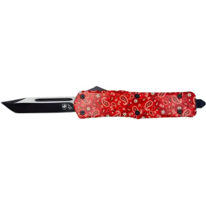TEMPLAR KNIFE SMALL OTF RED BANDANA 2.75 BLACK TANTO