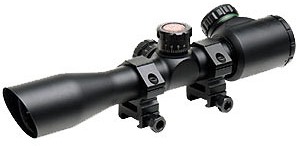 TruGlo Illuminated Tru-Brite Extreme 4x32 Tactical Compact Rifle Scope TG8504TL