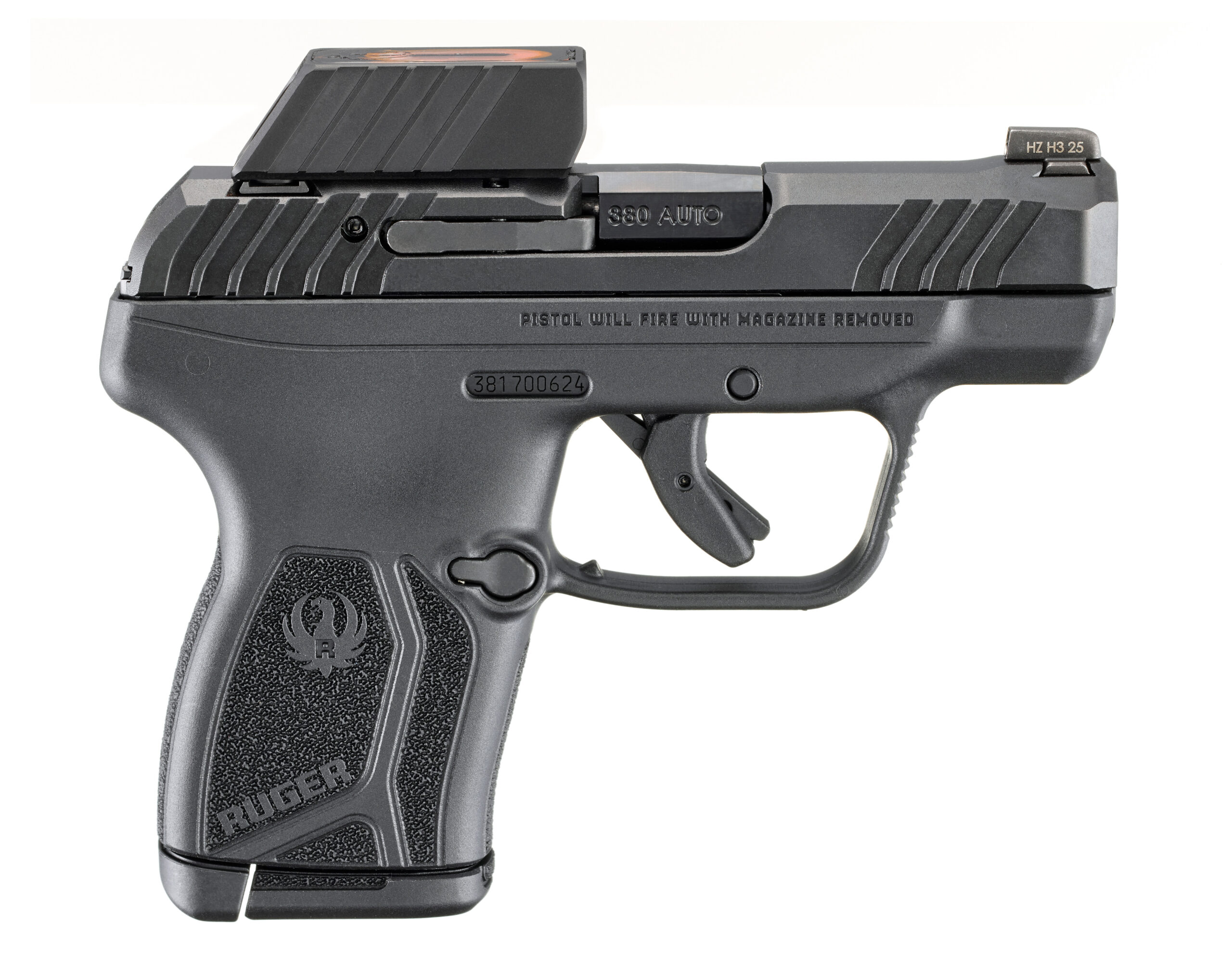 Ruger LCP MAX .380 ACP Pistol with Night Sights
