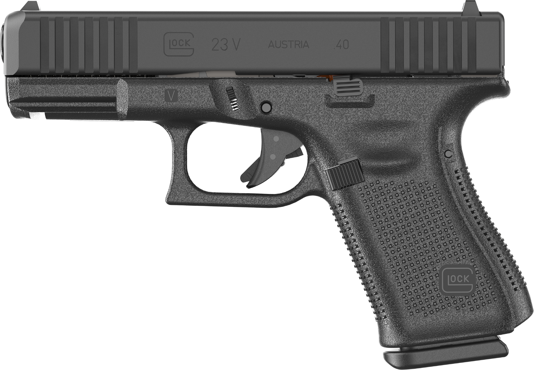 Glock 23 V 4.02" .40 S&W (3)13rd Pistol w/ FS, Black - PV2350203