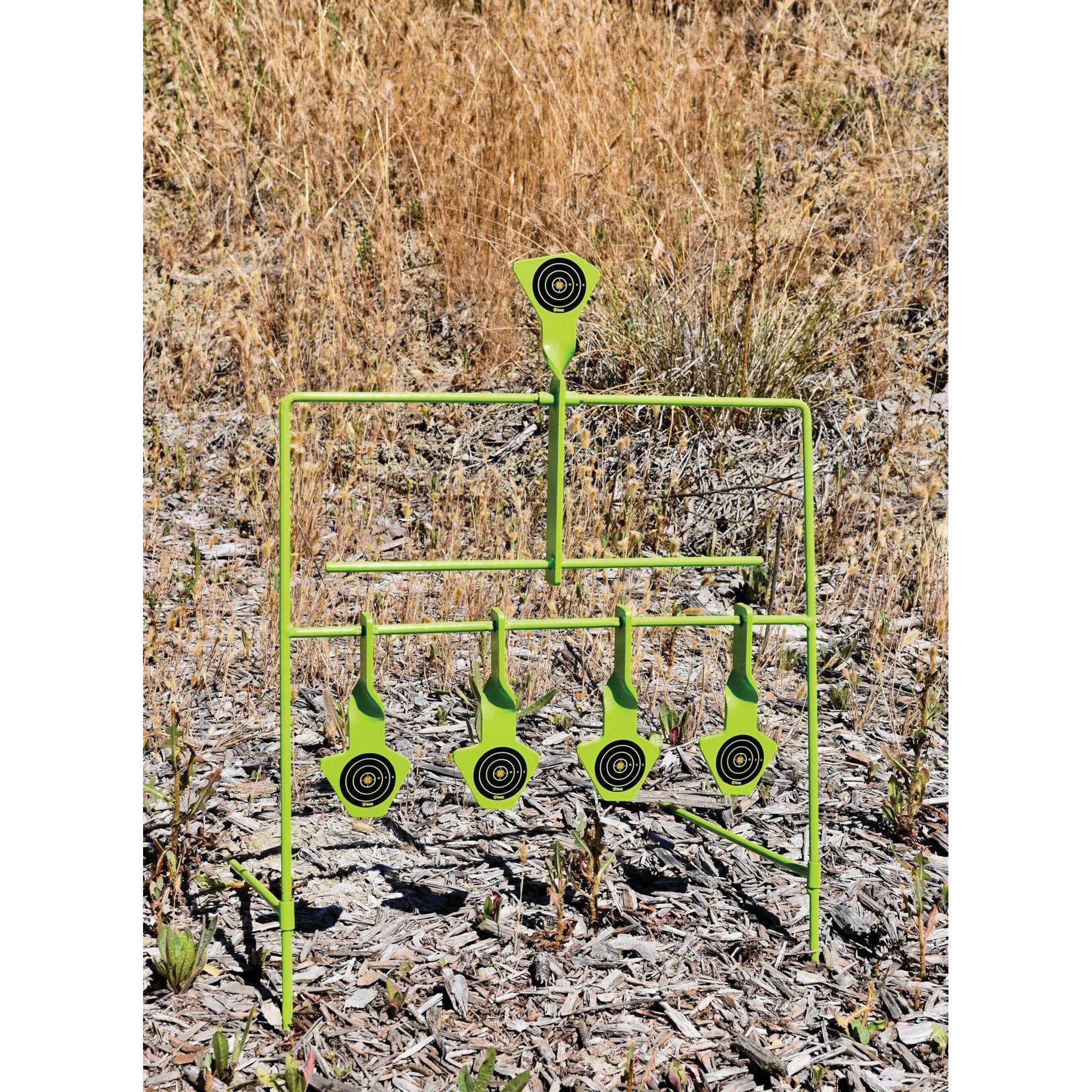 SME 2.25" Dia 4-Leg Design Reactive Resetting Target, Black - SME-ST22RES