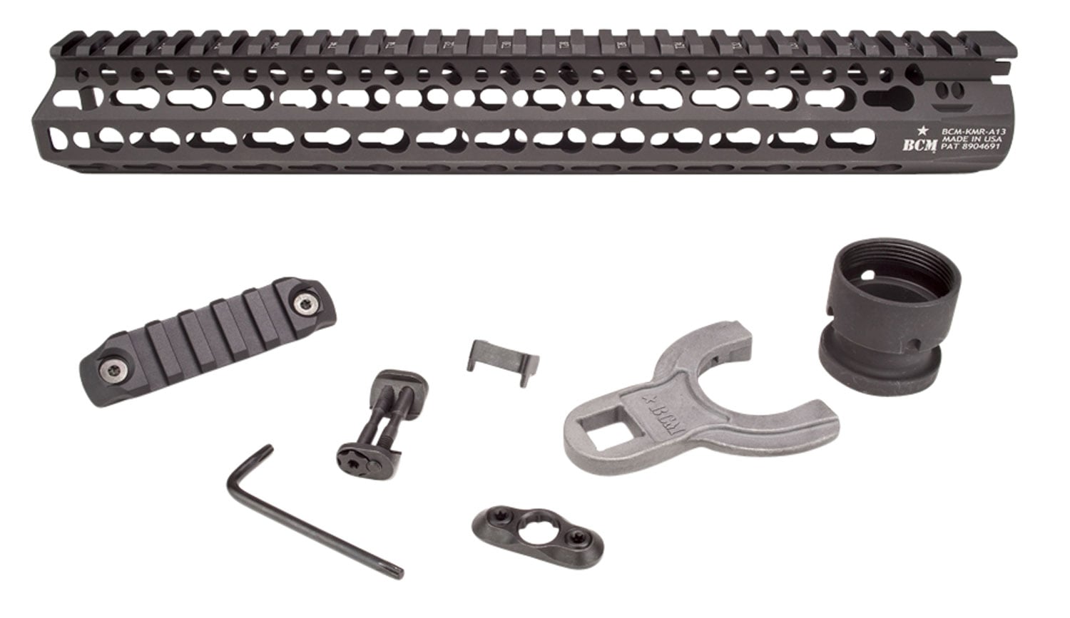 Bravo Company Mfg KeyMod 13" Float Handguard, Black - BCM-KMR-A13-556-BLK