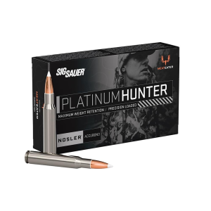 Sig-Sauer Sig Sauer Platinum Hunter Accubond Rifle Ammunition .30-06 Sprg 180gr PT 2750 fps 20/ct