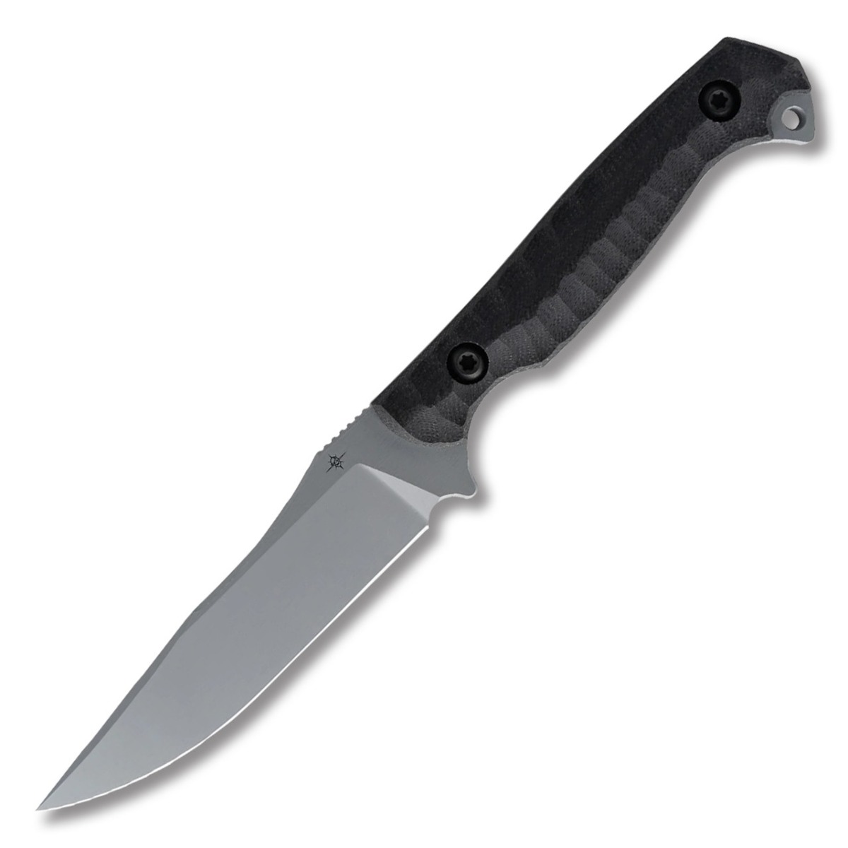 Toor Knives Krypteia S Fixed Blade Drop Point Knife, Phantom Grey