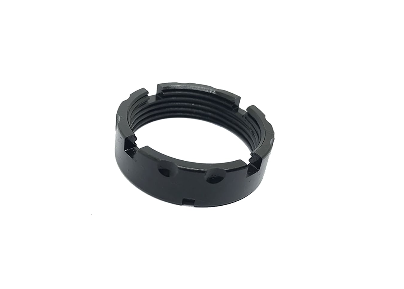 Forward Controls Design CNF Castle Nut Improved Staking Notches - CNF-BLK