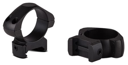 Konus USA 1" Medium Steel 2-Piece Scope Ring, Black - 7401