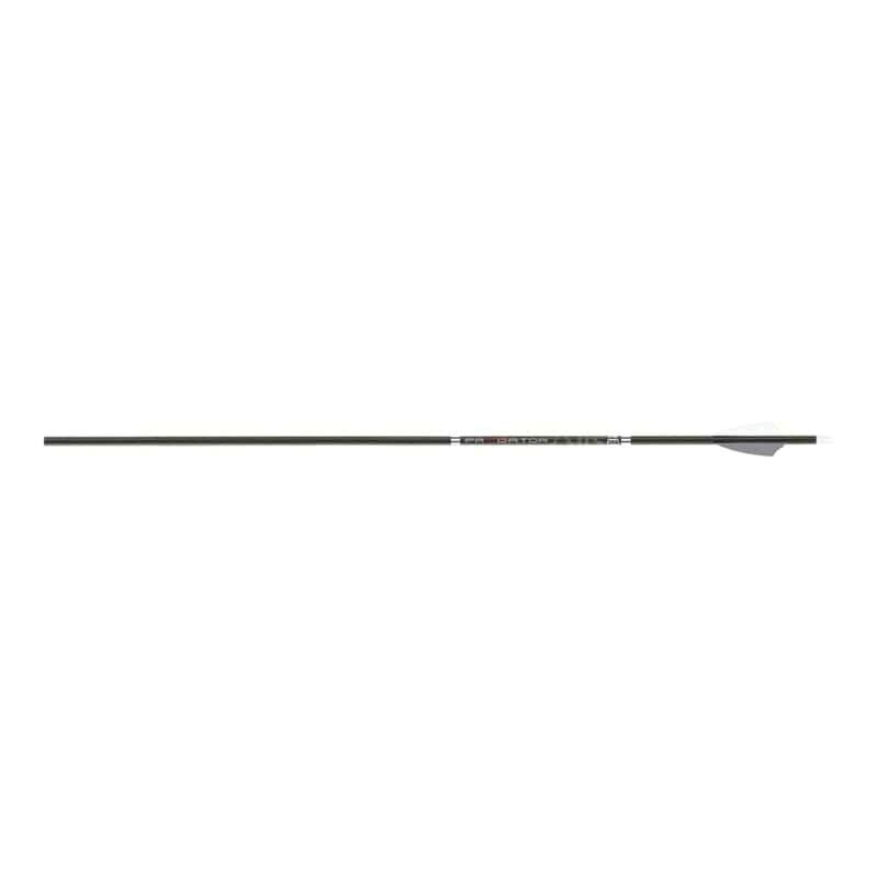 Carbon Express Predator Air 32" 10.10 GPI 350 Spine Fletched Arrow, Black Pack of 6