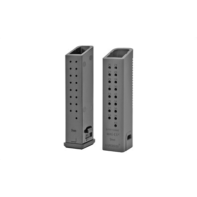 KRISS USA +23 9mm Magazine Extension Fits Kriss Vector, Black, 3/Pack - KVA-MX2K90BL01