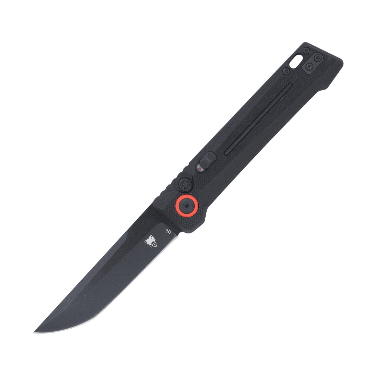 CobraTec Knives Inferno Folding Tanto Knife, Black - CTIFRBLK