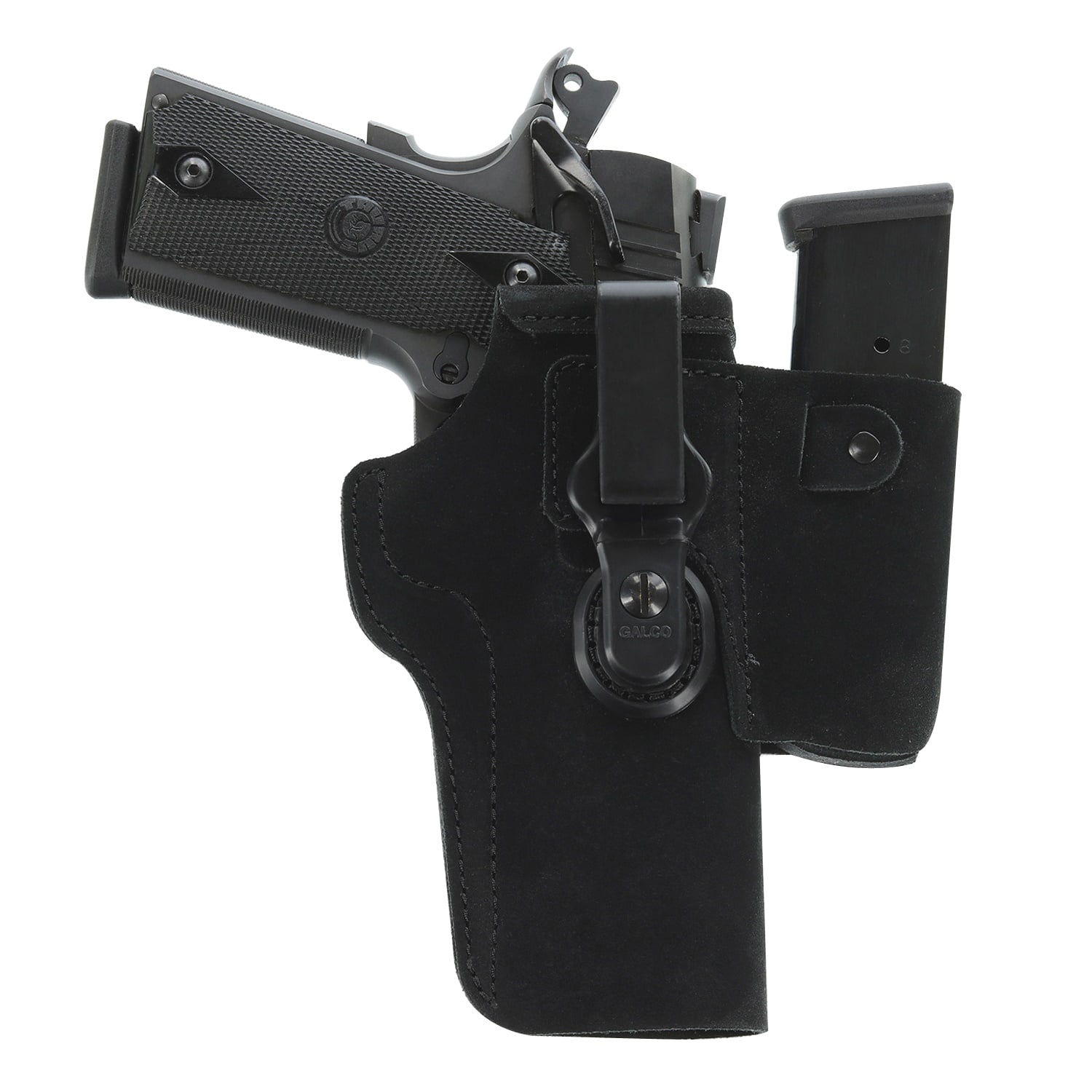 Galco WalkAbout 2.0 Glock 42 Leather IWB Holster Ambidextrous, Black - WK2460B