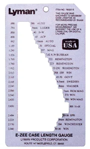 LYMAN TRIM-TO-LENGTH CASE - GAUGE