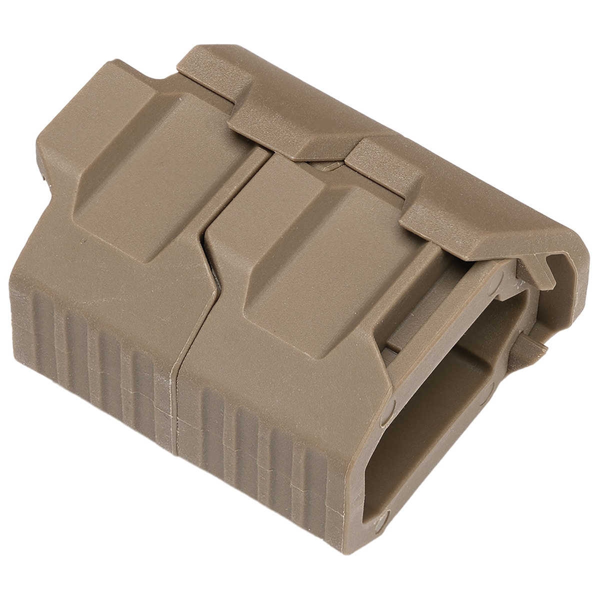 Strike Industries M-LOK Stacked Angled Grip Extension, Flat Dark Earth - Tactical Grip Extension for Superior Handling - SI-AR-CMS-SAF-EXT-FDE