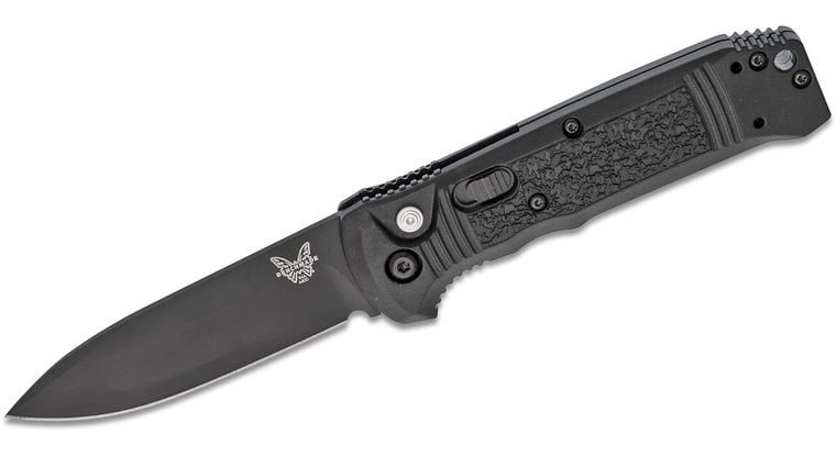 Benchmade Casbah Folding Drop Point Knife, Black - 4400BK
