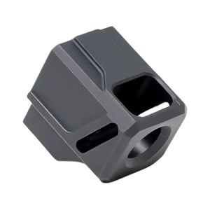 Faxon EXOS-523 Pistol Compensator for Glock 43 9mm 1/2"-28 Thread Aluminum Black