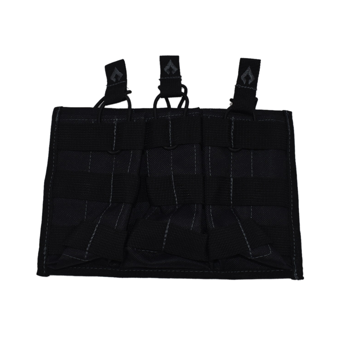 Advance Warrior Solutions Open Top Triple Magazine Pouch, Black