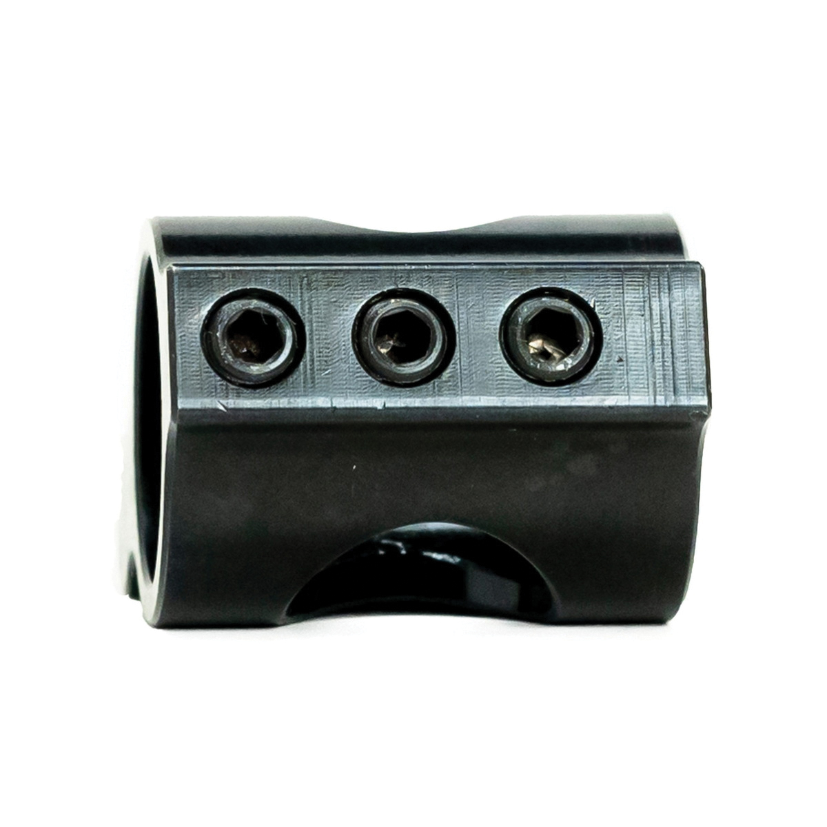 Faxon Firearms 3-Screw Low-Profile Gas Block 0.62", Black - Secure Low-Profile Gas Block for Enhanced Performance - GBLP6253
