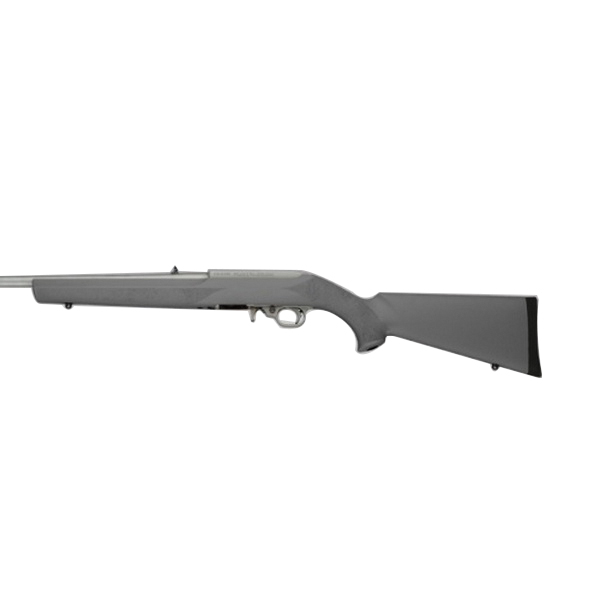 Hogue Stock w/Standard Barrel Channel Fits Ruger 10/22, Slate Gray