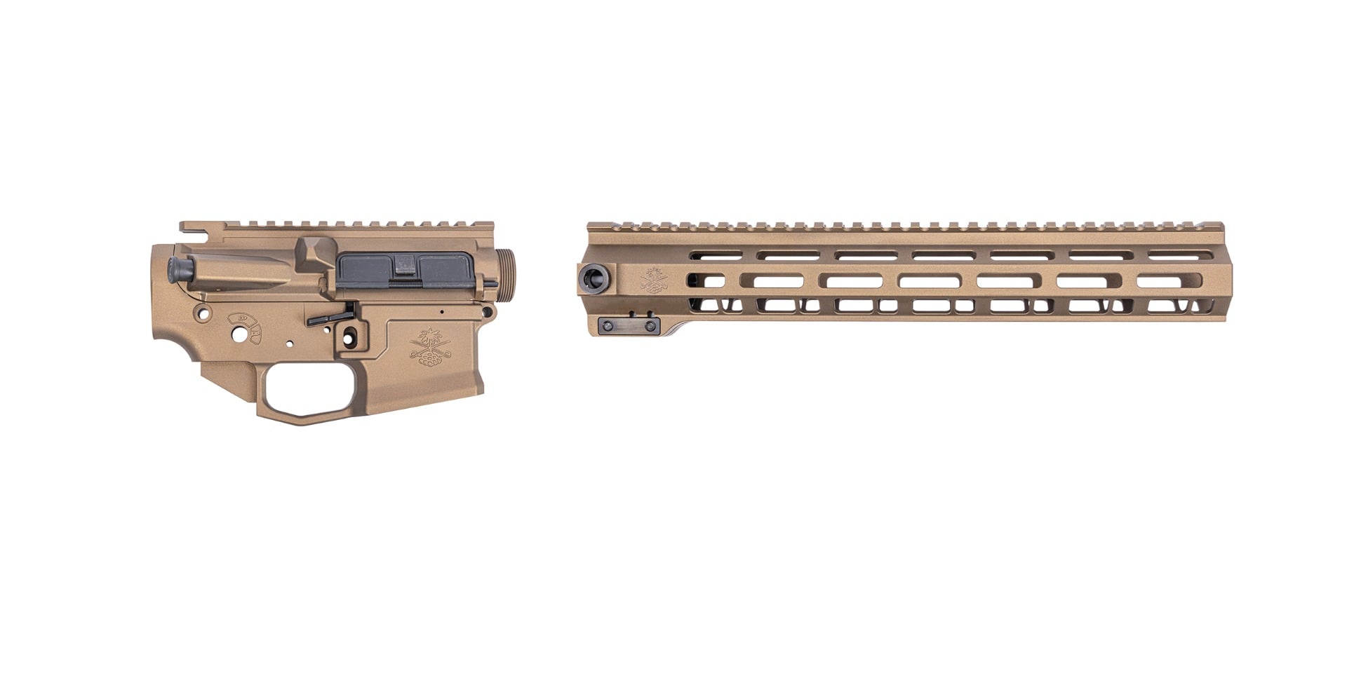 Sabre-IC Builder Set - 13" QDSM V2 Rail, Burnt Bronze