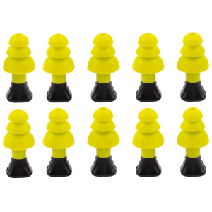 ALLEN Silicone Ear Plugs 26 dB Yellow 5 Pair