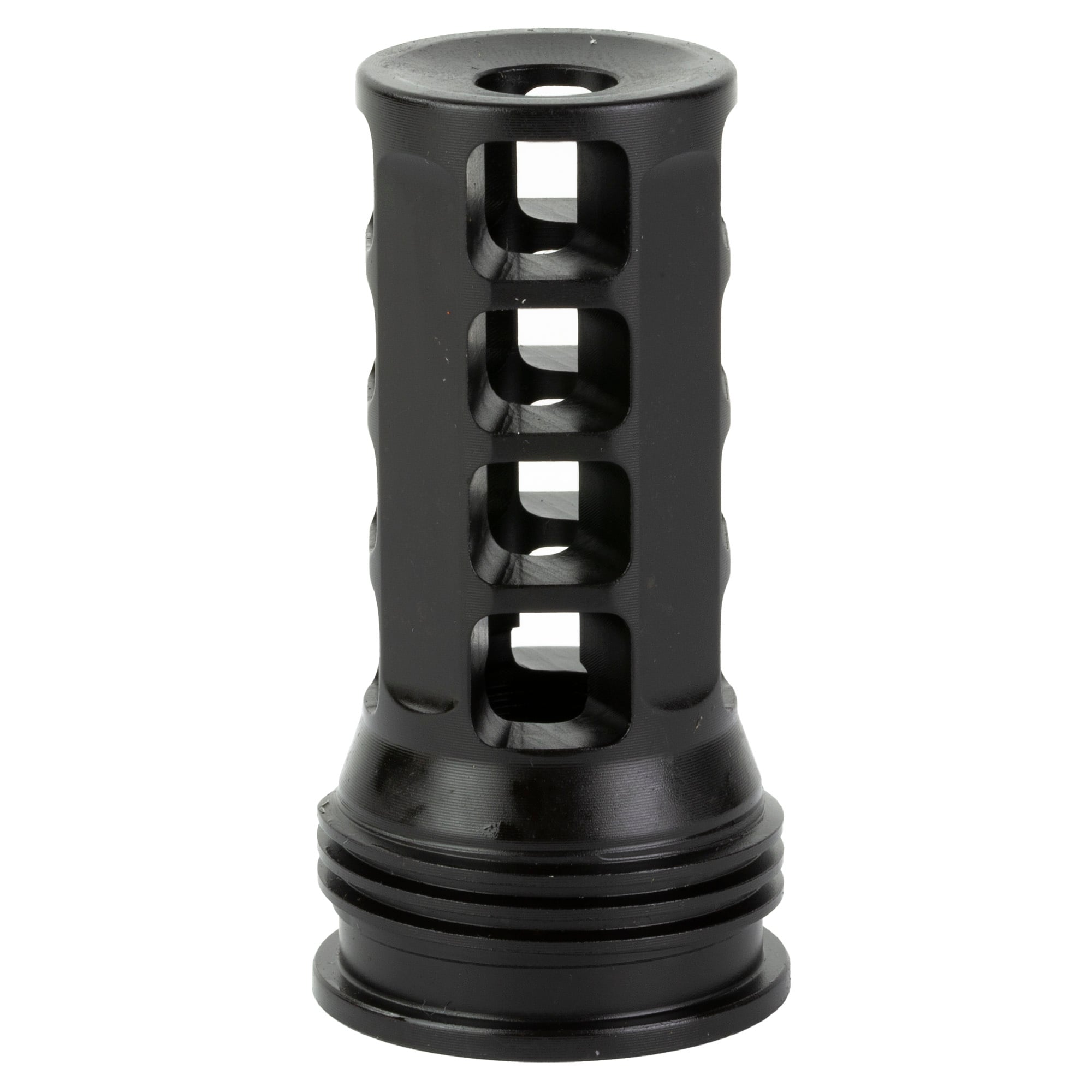 HUXWRX Safety Company Muzzle Brake-QD, 7.62mm, Black, 1/2X28, Fits HuxWrx/OSS Suppressors