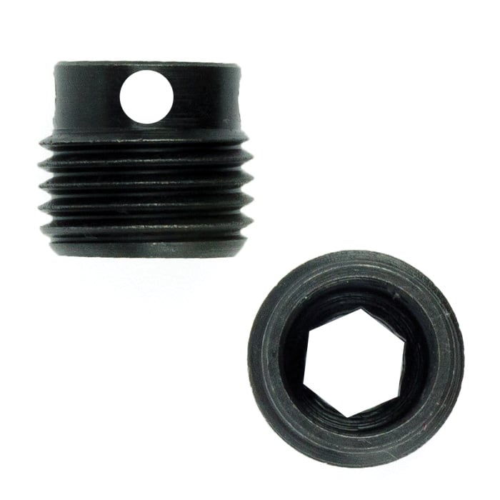 Grovtec US Inc 2-Piece Heavy-Duty Pushbutton Base, Black