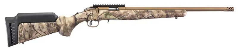 Ruger American Standard Rimfire .22LR 10rd Magazine 18" Barrel Go Wild Camo Stock