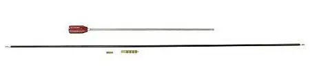 J. Dewey 2-Piece Cleaning Rod .50 cal Nylon Coated - Male Thread 12-28