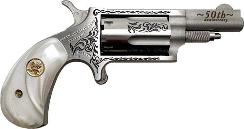 NAA Mini Revolver 22WMR 1.63" Stainless Pearl 50th Anniv