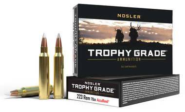 Nosler Trophy Grade .223 Rem 70 Grain Polymer Tip (PT) Ammo