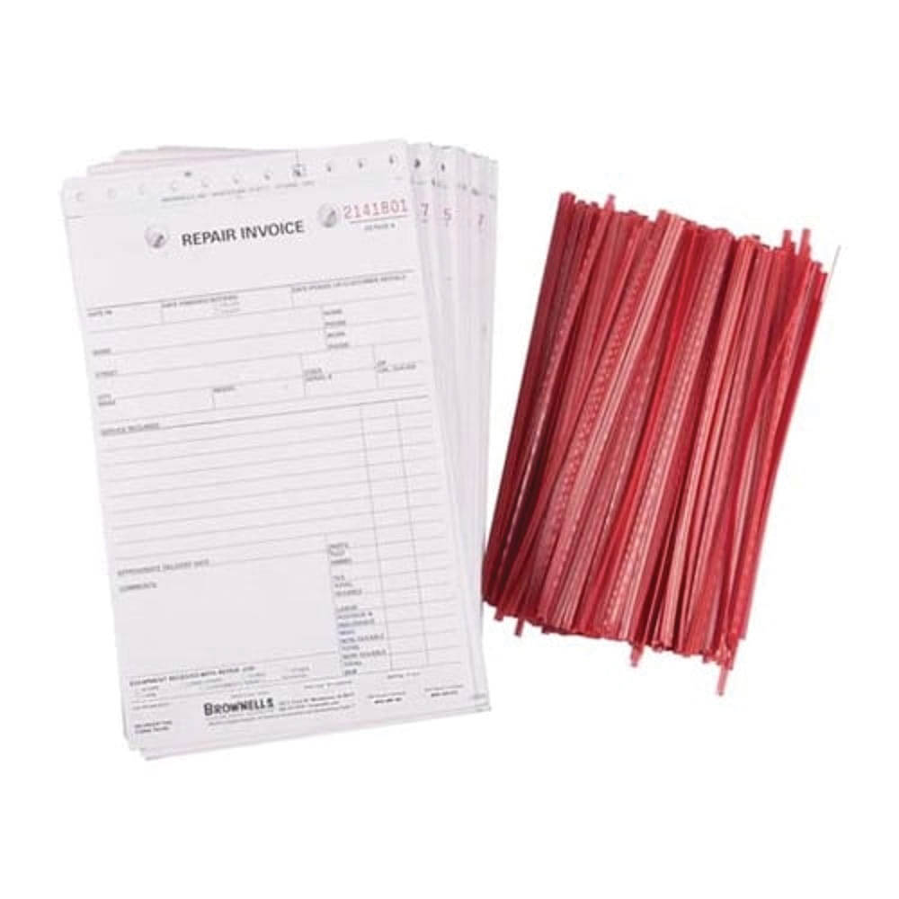 Brownells 3-Part Repair Log Invoice Form