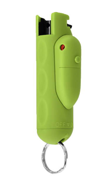 Guard Dog Accufire 2 Laser Target Keychain Pepper Spray w/ SnapShot Release,Titanite
