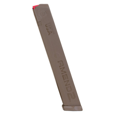 Amend2 A2GLKSTICKFDE A2Stick 34rd 9mm Luger Compatible wGlock Flat Dark Earth Polymer
