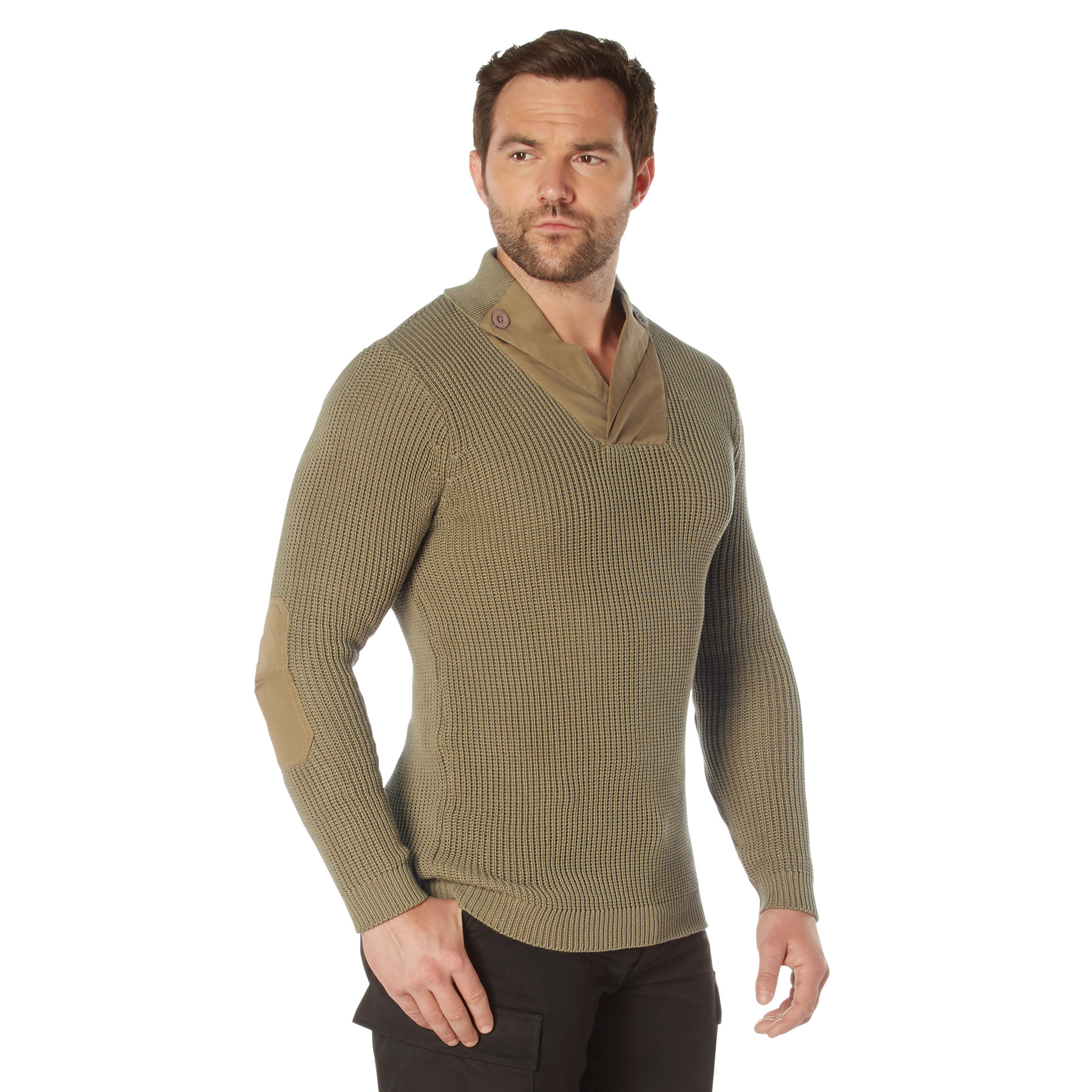 Rothco Wwii Vintage Mechanics Sweater - Khaki, X-Large