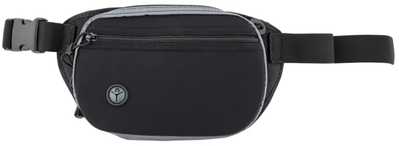 Galco FTPRGBC Fastrax PAC Waistpack Size Compact Black/Gray Neoprene Compatible w/Glock 32/Kahr CW/S M ShieldX Belt Up to 50" Wide Ambidextrous
