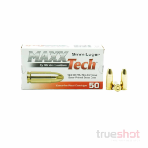 Maxxtech - 9mm - 124 Grain - FMJ - 1000