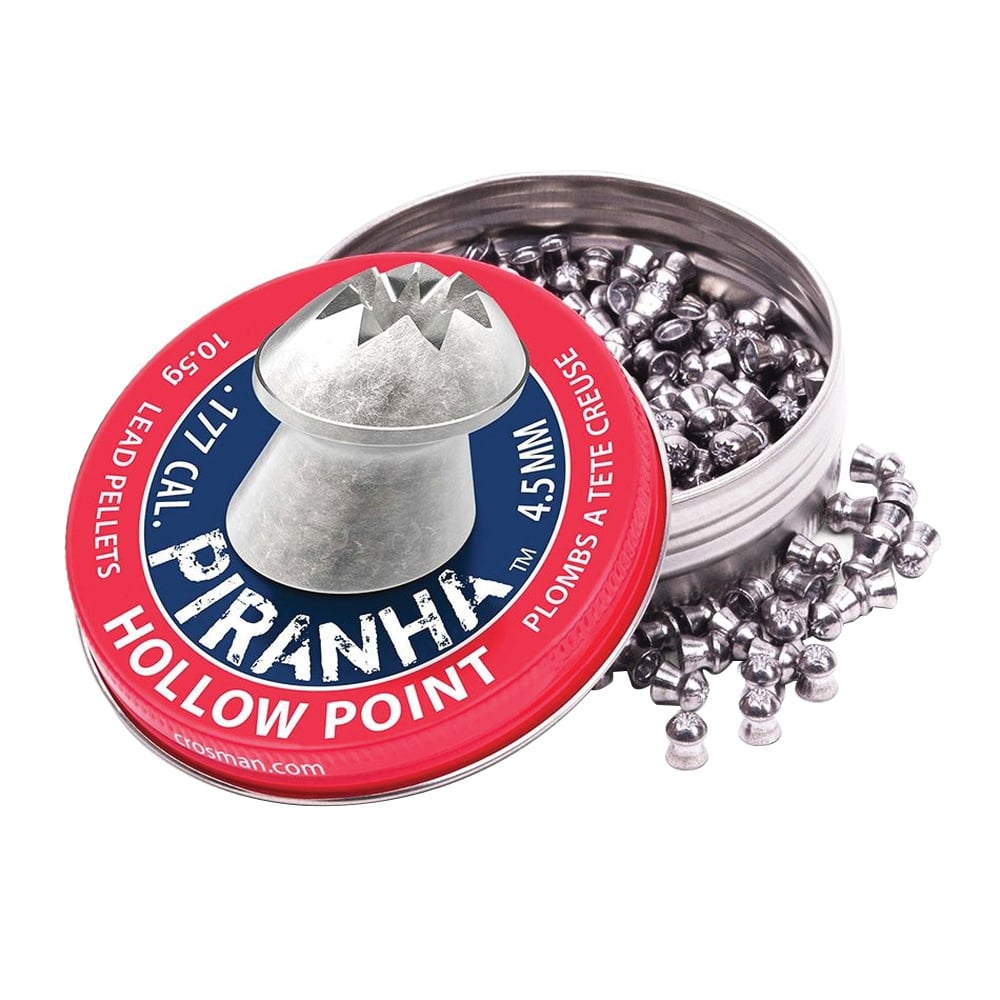 Crosman Premier Piranha .177 Caliber HP Airgun Pellet, 10.50 gr 400rds