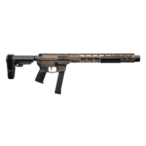 CMMG Banshee MkGs Fixed Ejector 9mm 33rd 10.5 Barrel Integrated Zeroed 36 Suppressor Midnight Bronze Pistol