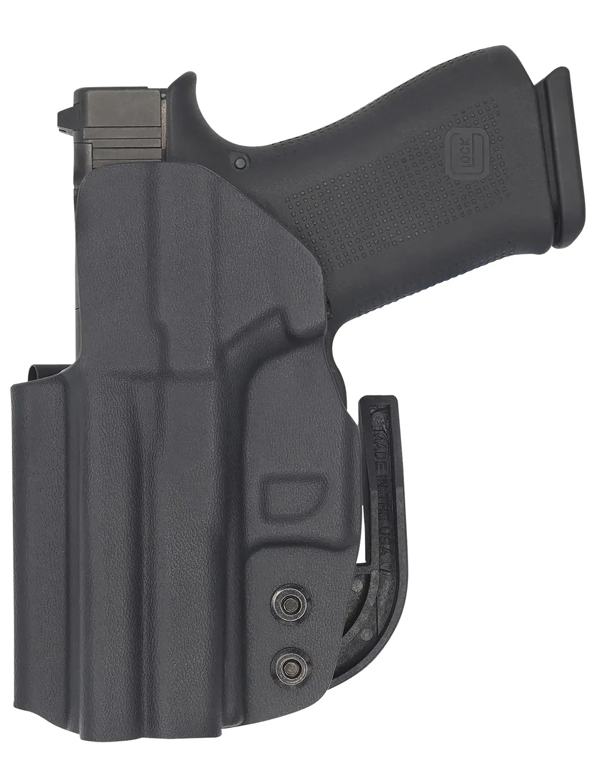 C Holsters 0062100 Covert IWB Black Kydex Belt Clip Fits Glock 43/43X