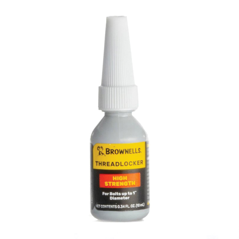Brownells Red High Strength Threadlocker, 10 mL Bottle