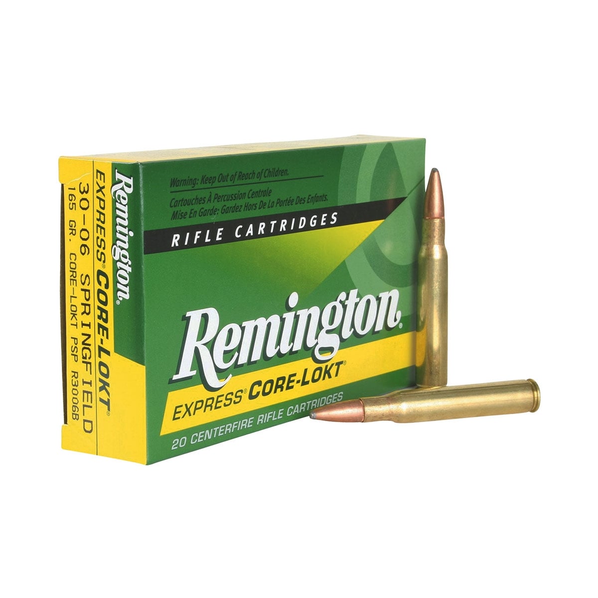 Remington 30-06 165gr Core-Lokt PSP Ammunition 20rds - R3006B