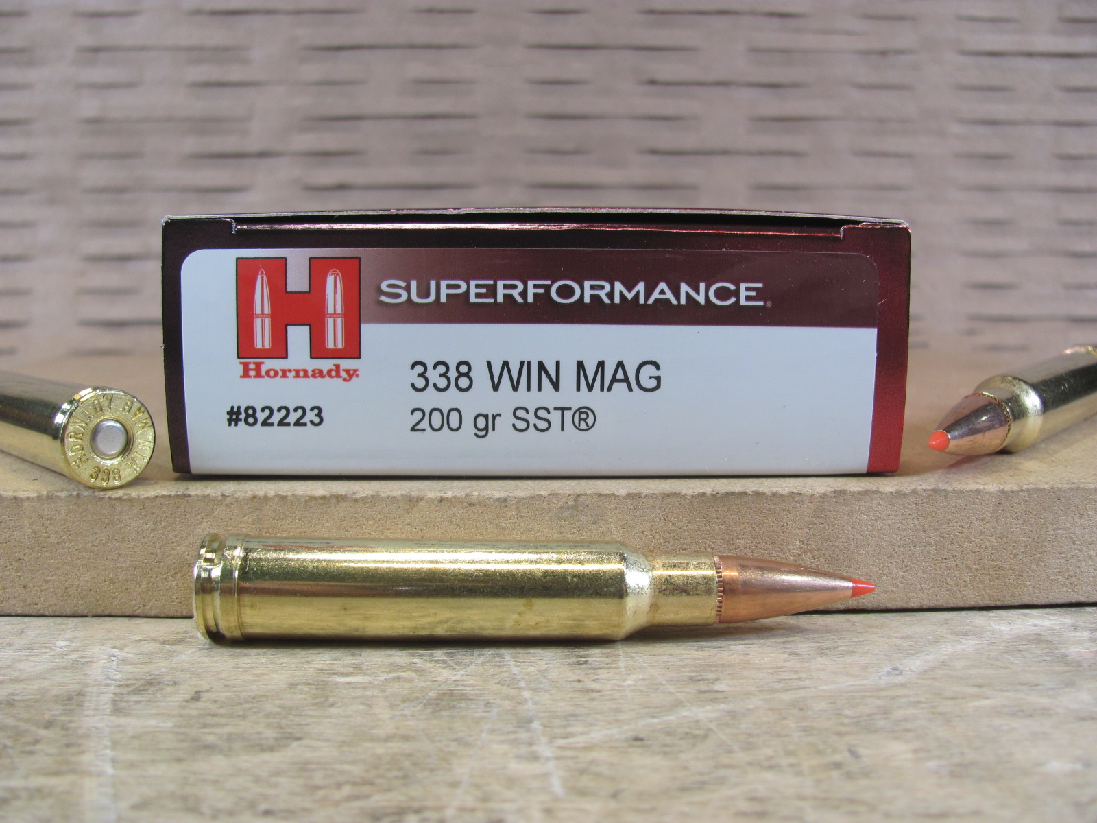 20 Round Box – 338 Winchester Magnum 200 Grain SST Superformance Hornady Ammo – 82223